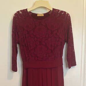 Burgundy Bridesmaid Dress